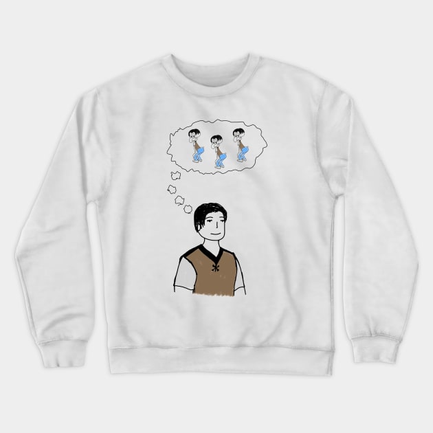 Had you ever look at someone and wonder, what's going inside their head? Crewneck Sweatshirt by Reim.design